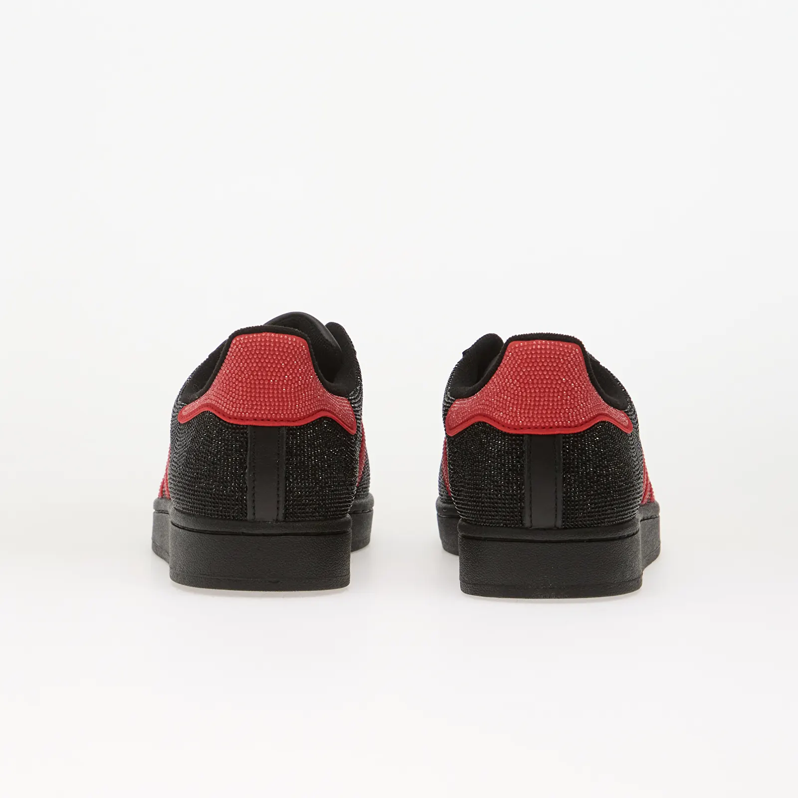Moteriški sportbačiai adidas Superstar II Core Black/ Better Scarlet/ Silver Met.