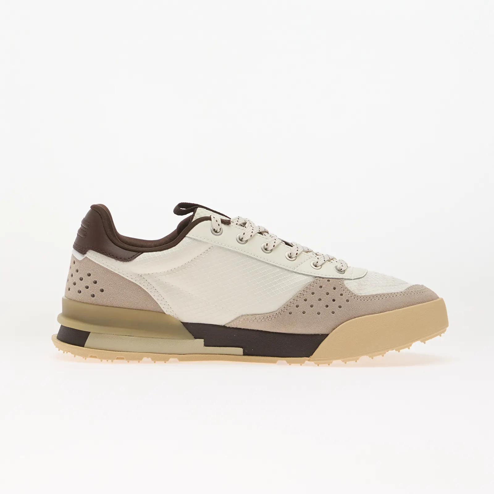 Sapatos de homem Lacoste Slam Shot Off White/ Dark Brw