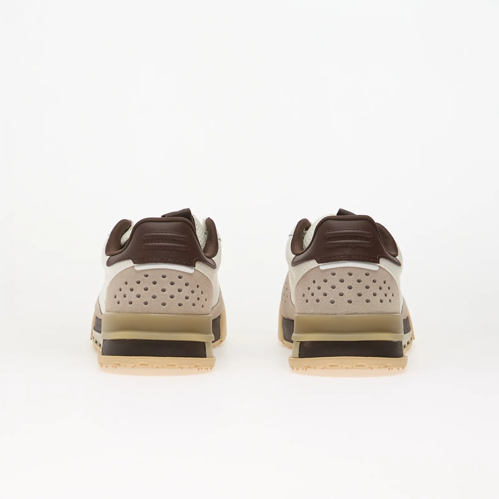 Sapatos de homem Lacoste Slam Shot Off White/ Dark Brw