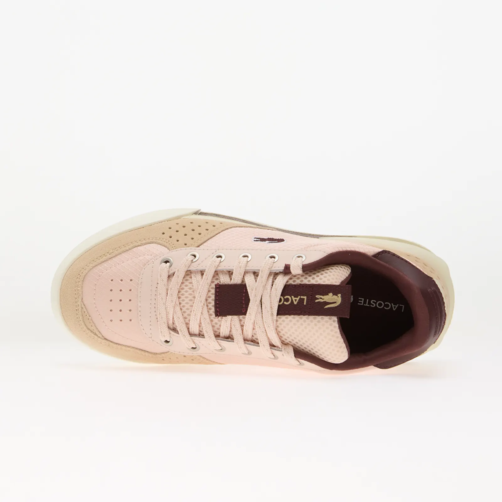Încălțăminte și sneakerși pentru femei Lacoste Slam Shot Light Pink/ Light Tan