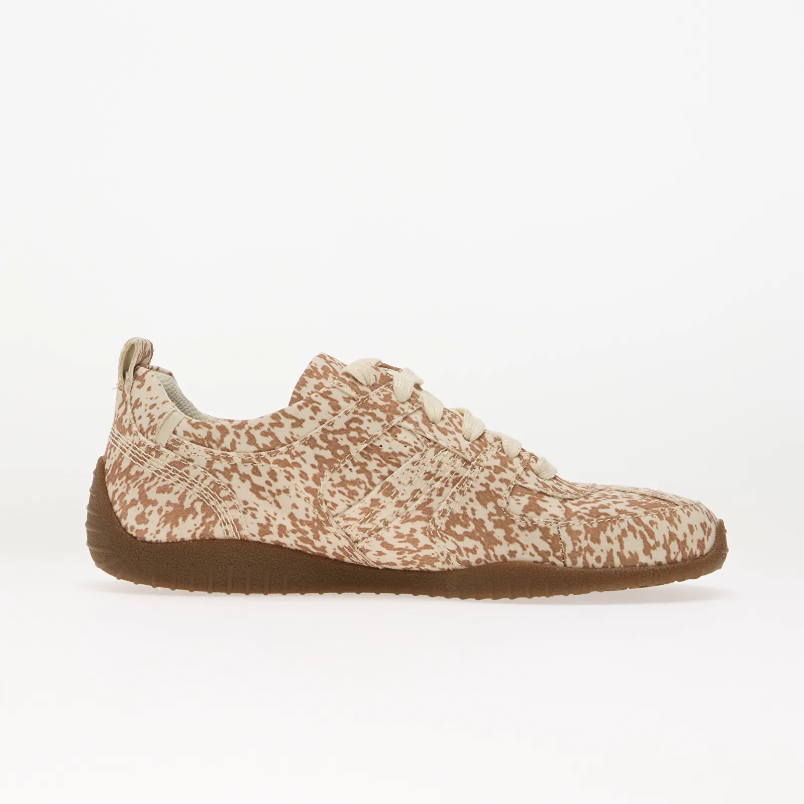 Moteriški maudymosi bateliai Clarks Meridor Lace Animal Print Brown