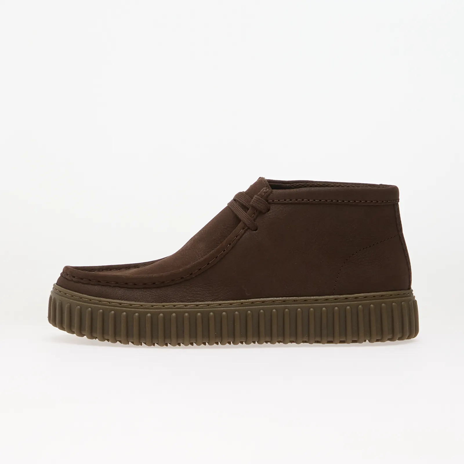 Støvler for menn Clarks Torhill Hi Leather Dark Brown