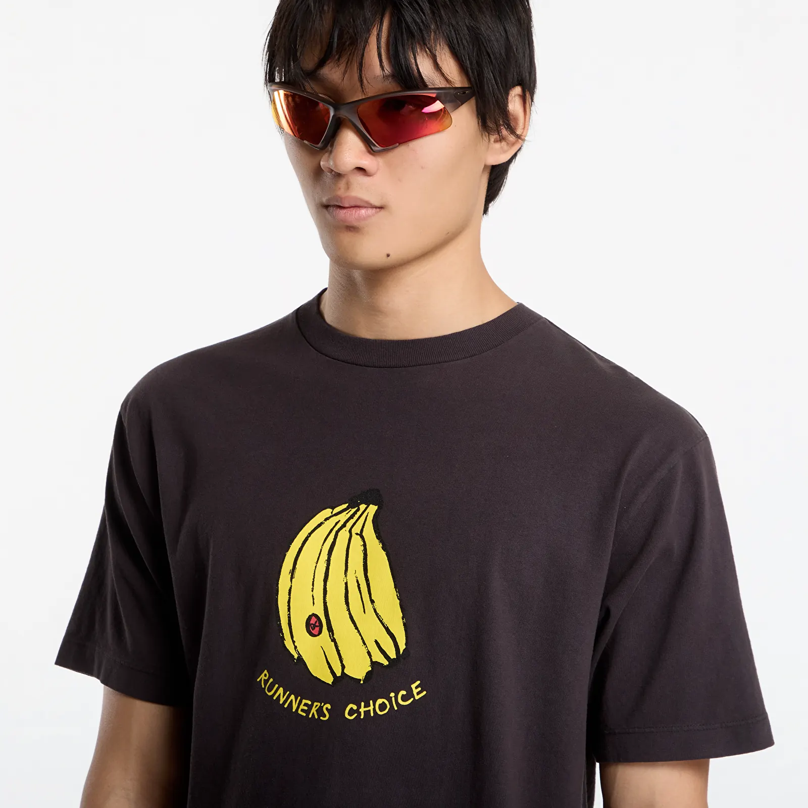 T-Shirts District Vision California Cotton Tee UNISEX Runner's Choice Vintage Black