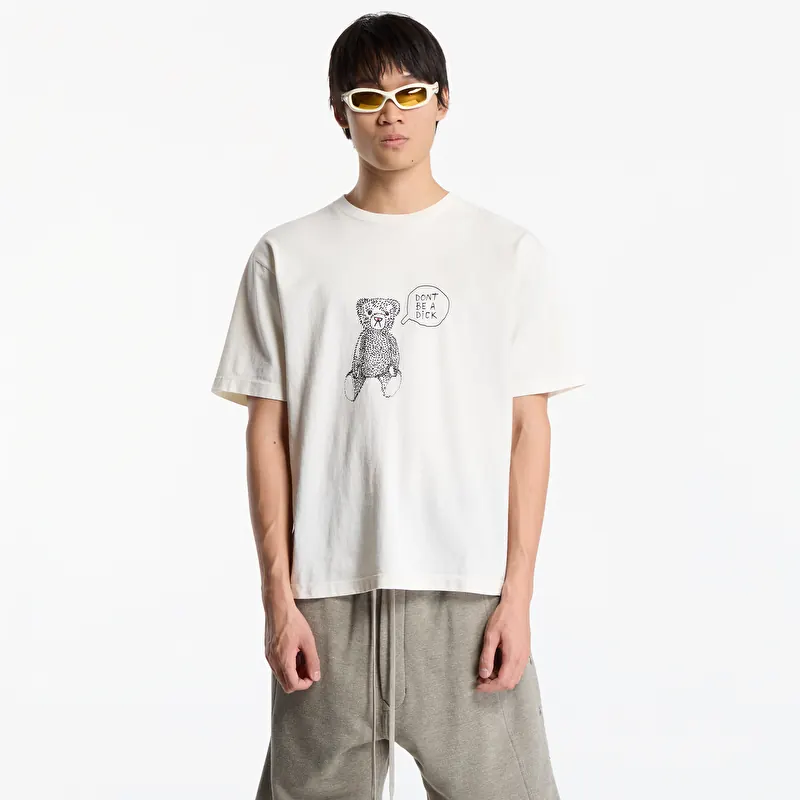T-shirt District Vision California Cotton Tee UNISEX Teddy Vintage White