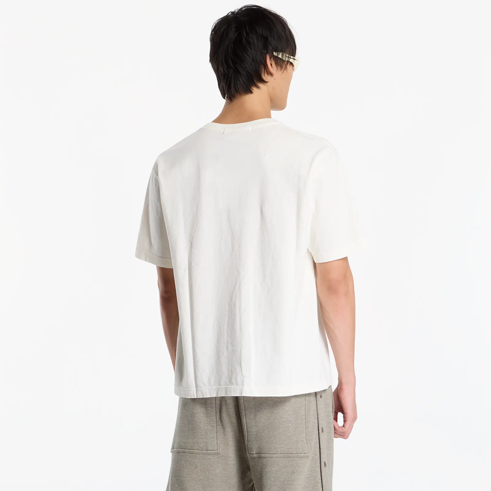 Majice T-shirt District Vision California Cotton Tee UNISEX Teddy Vintage White