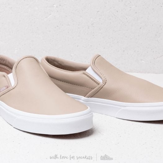 Vans slip on homme beige best sale