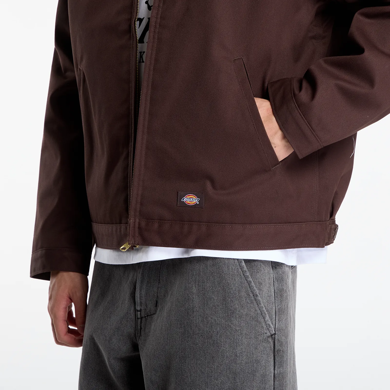 Geci Dickies Lined Eisenhower Jacket Brown