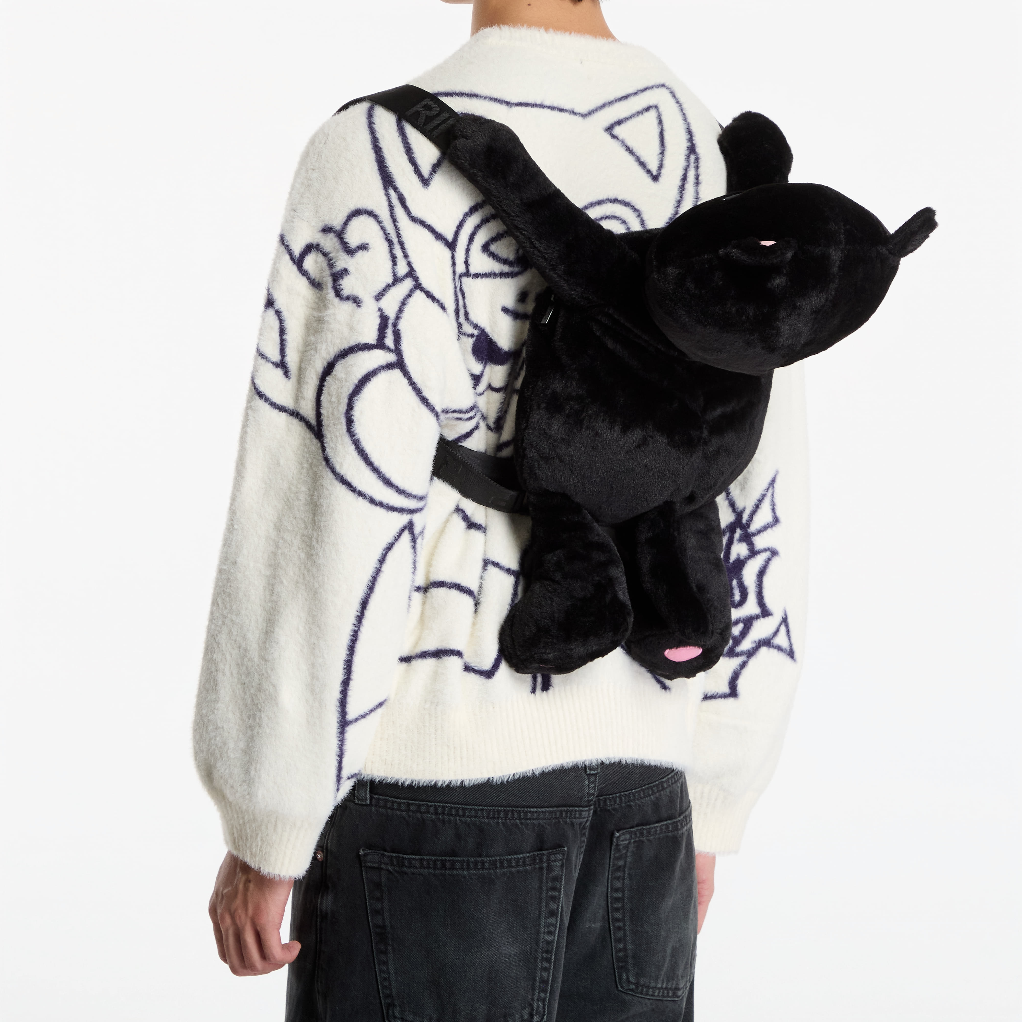 RIPNDIP Lord Jermal Plush Backpack Black Universal