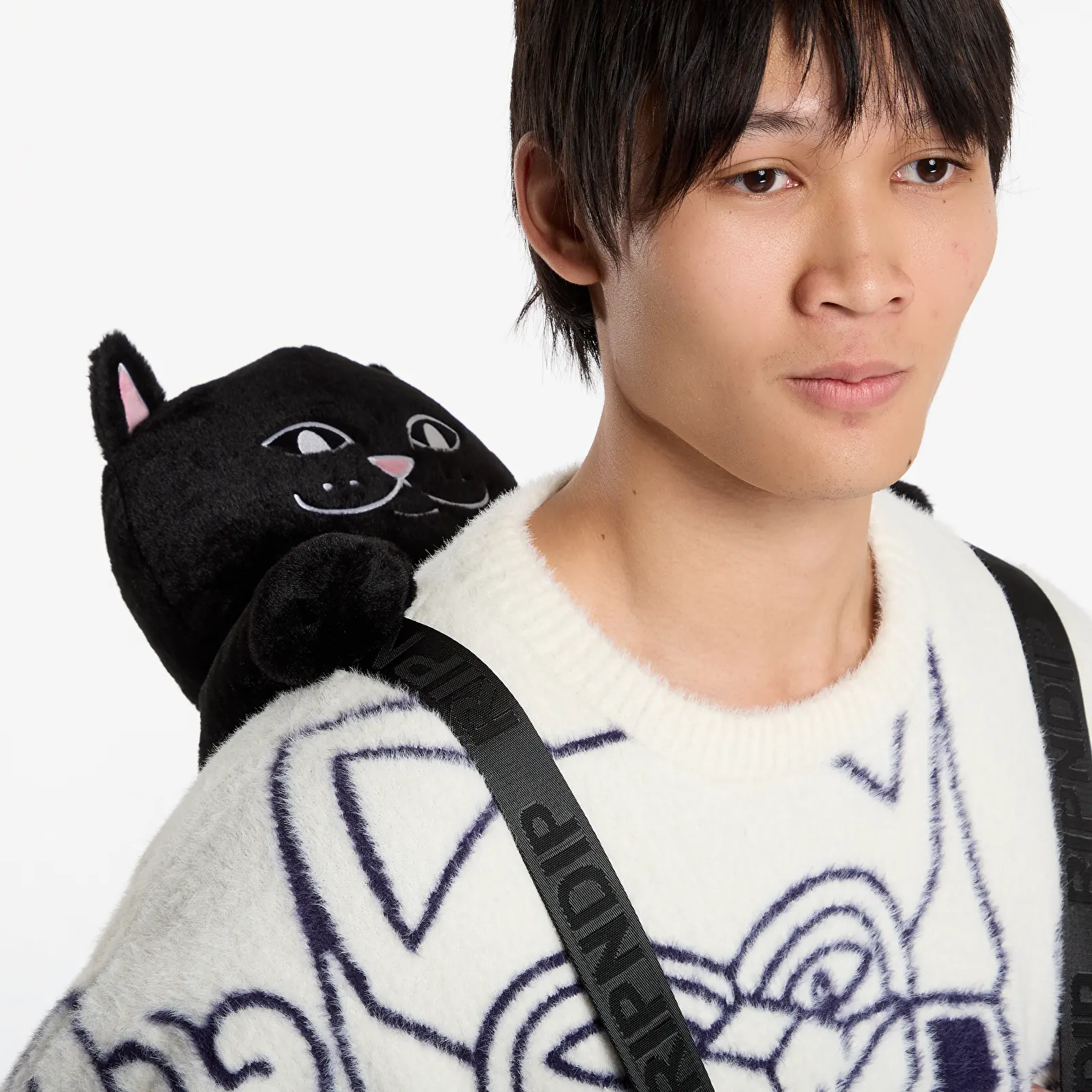 Sacs et sacs à dos RIPNDIP Lord Jermal Plush Backpack Black