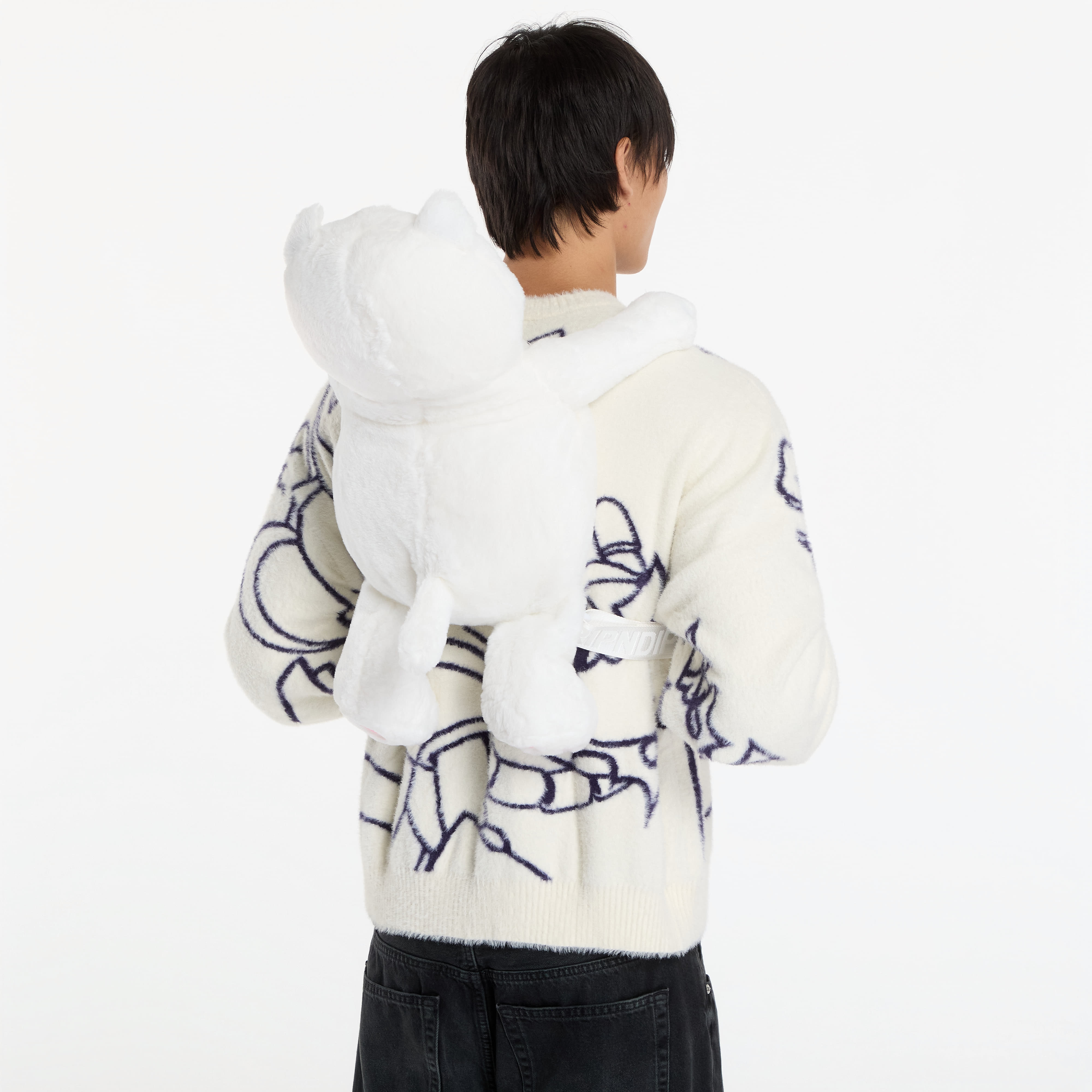 Batoh RIPNDIP Lord Nermal Plush Backpack White Universal