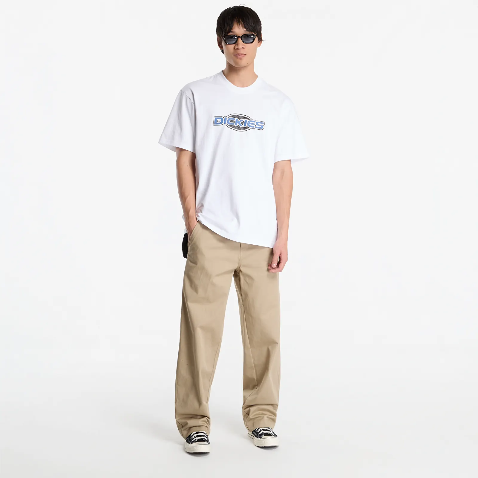 Trička Dickies Somerton SS Tee White