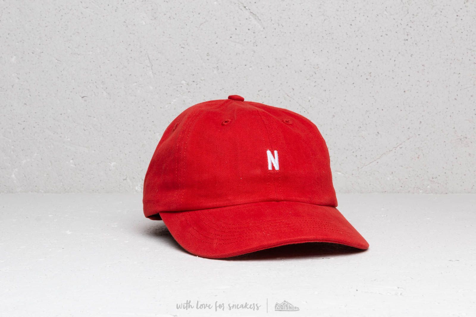 Caps Norse Projects Twill Sports Cap Askja Red