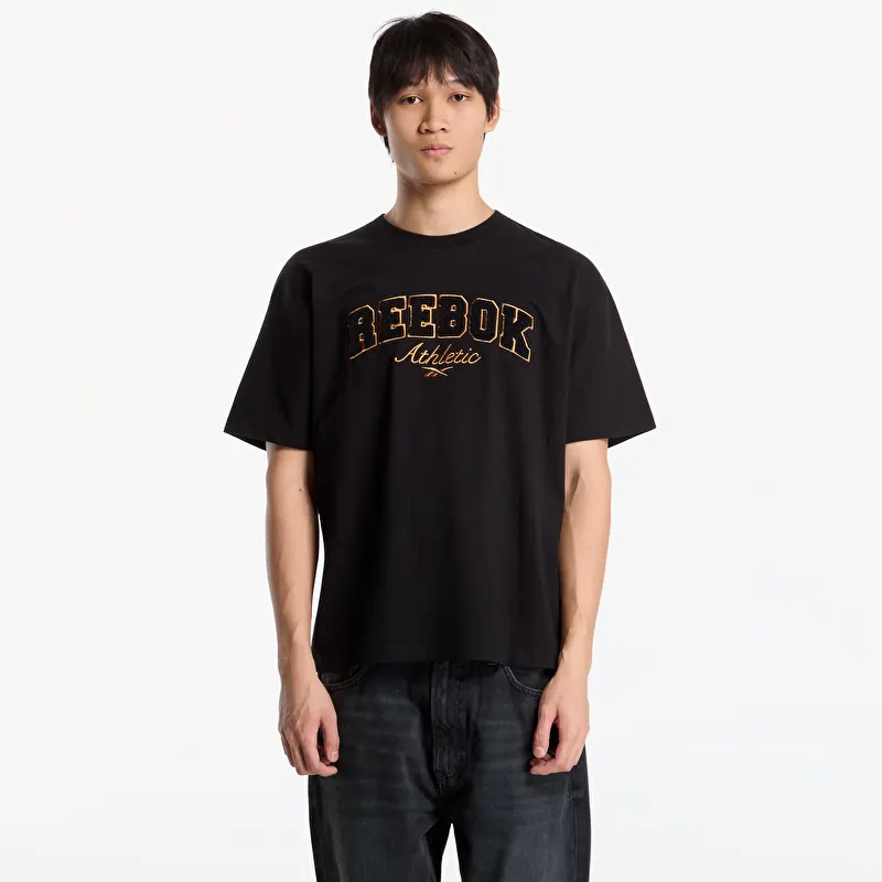 T-shirt Reebok Elevated Athletic Varsity T-Shirt Black