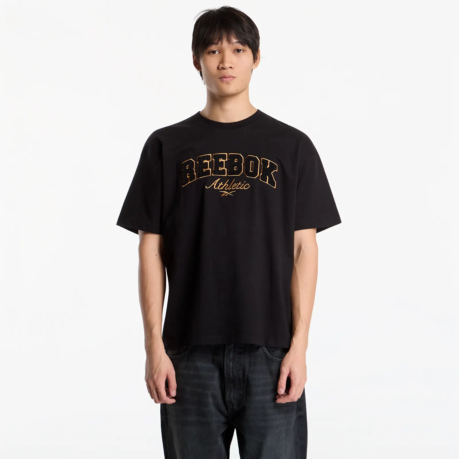T-shirts Reebok Elevated Athletic Varsity T-Shirt Black