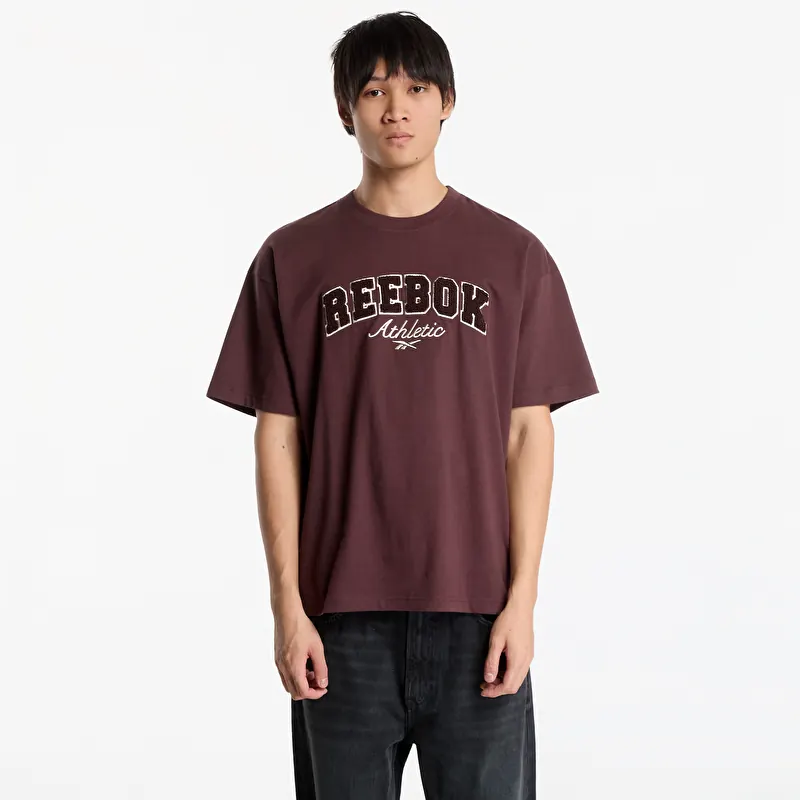 T-shirt Reebok Elevated Athletic Varsity T-Shirt Dark Cocoa
