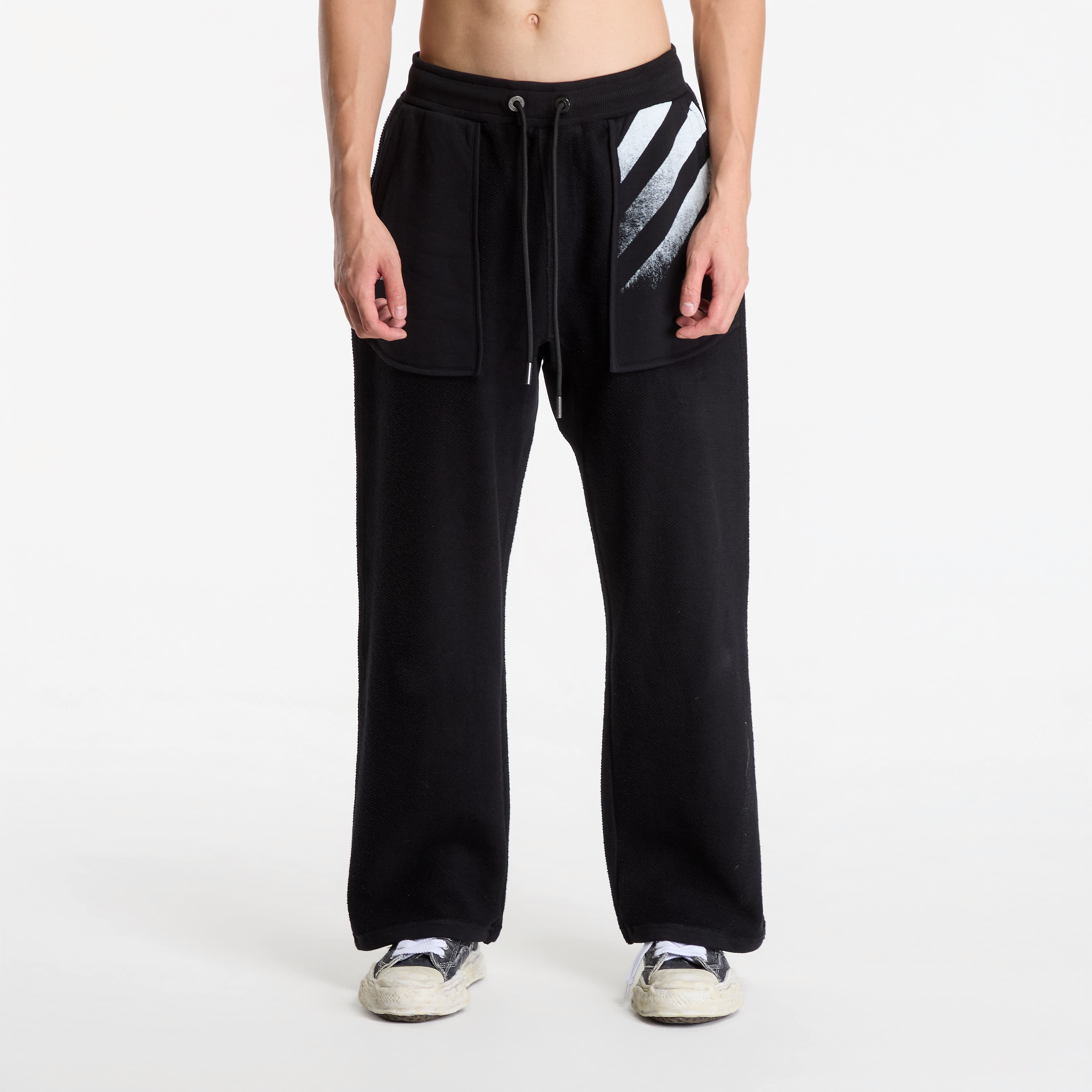 Pantaloni de trening L/AB c/o Off-White™ Reverse Open Hem Pant Black XL