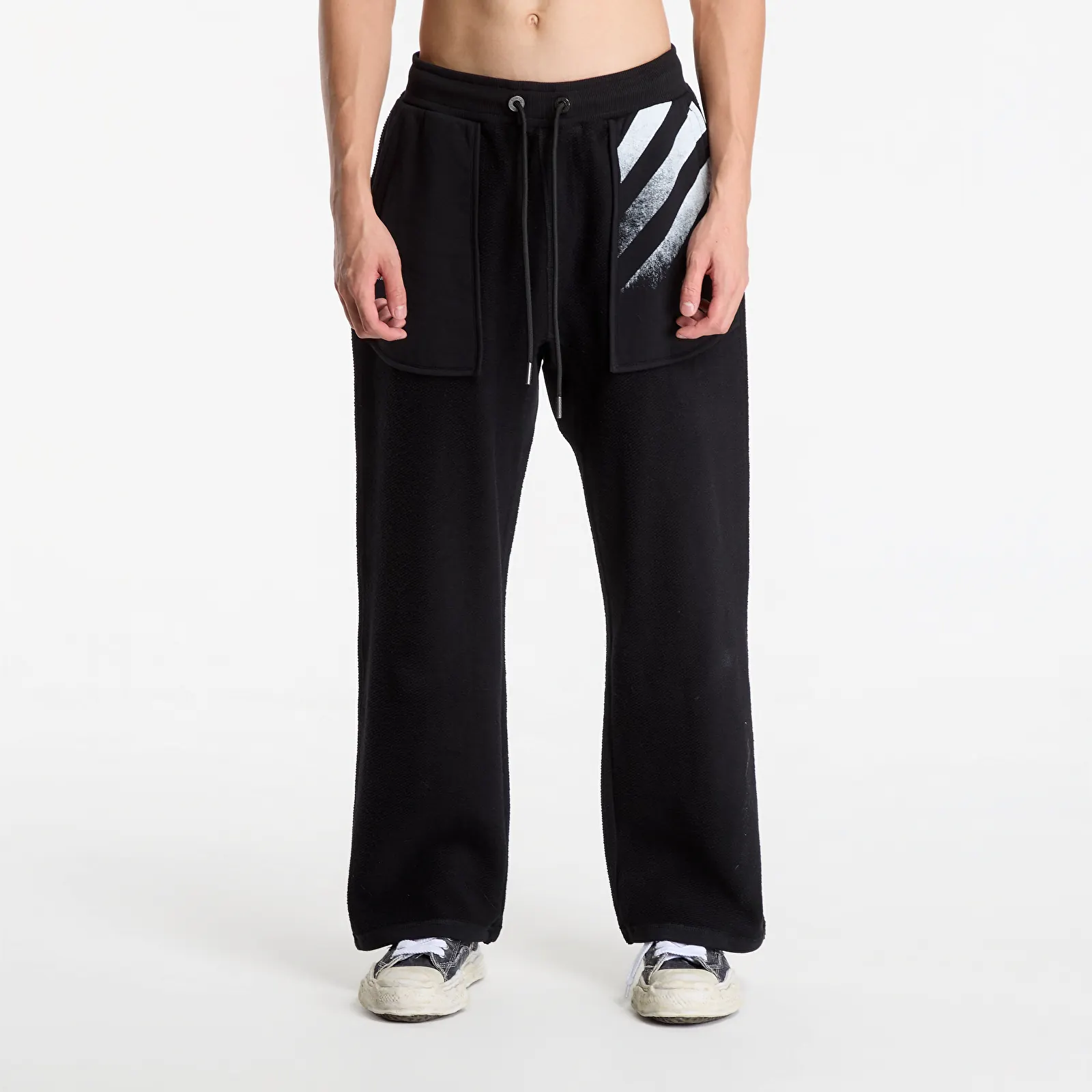 Jogger Pants L/AB c/o Off-White™ Reverse Open Hem Pant Black