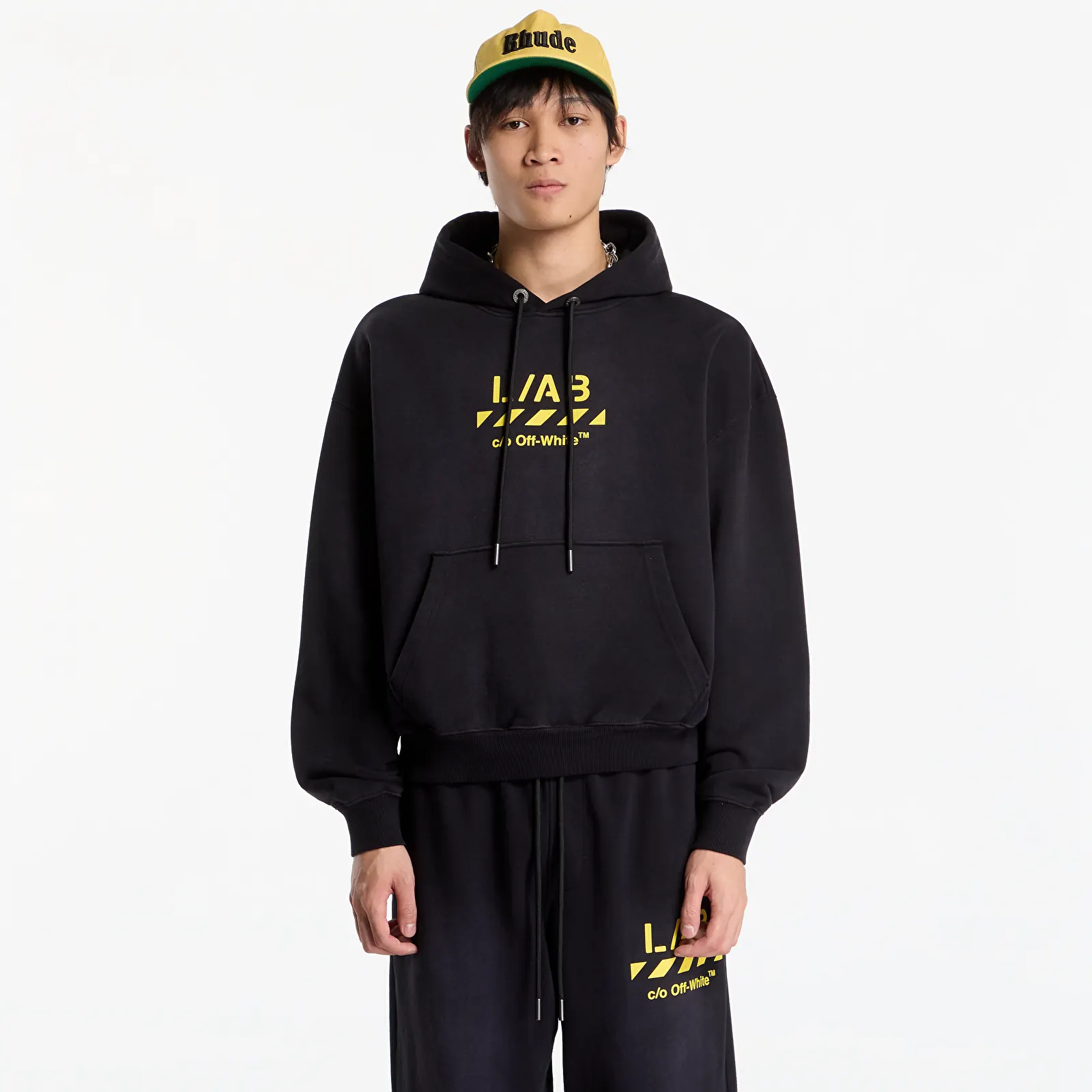 Hoodies and sweatshirts  L/AB c/o Off-White™ Diag Garment Wash Hoodie Black