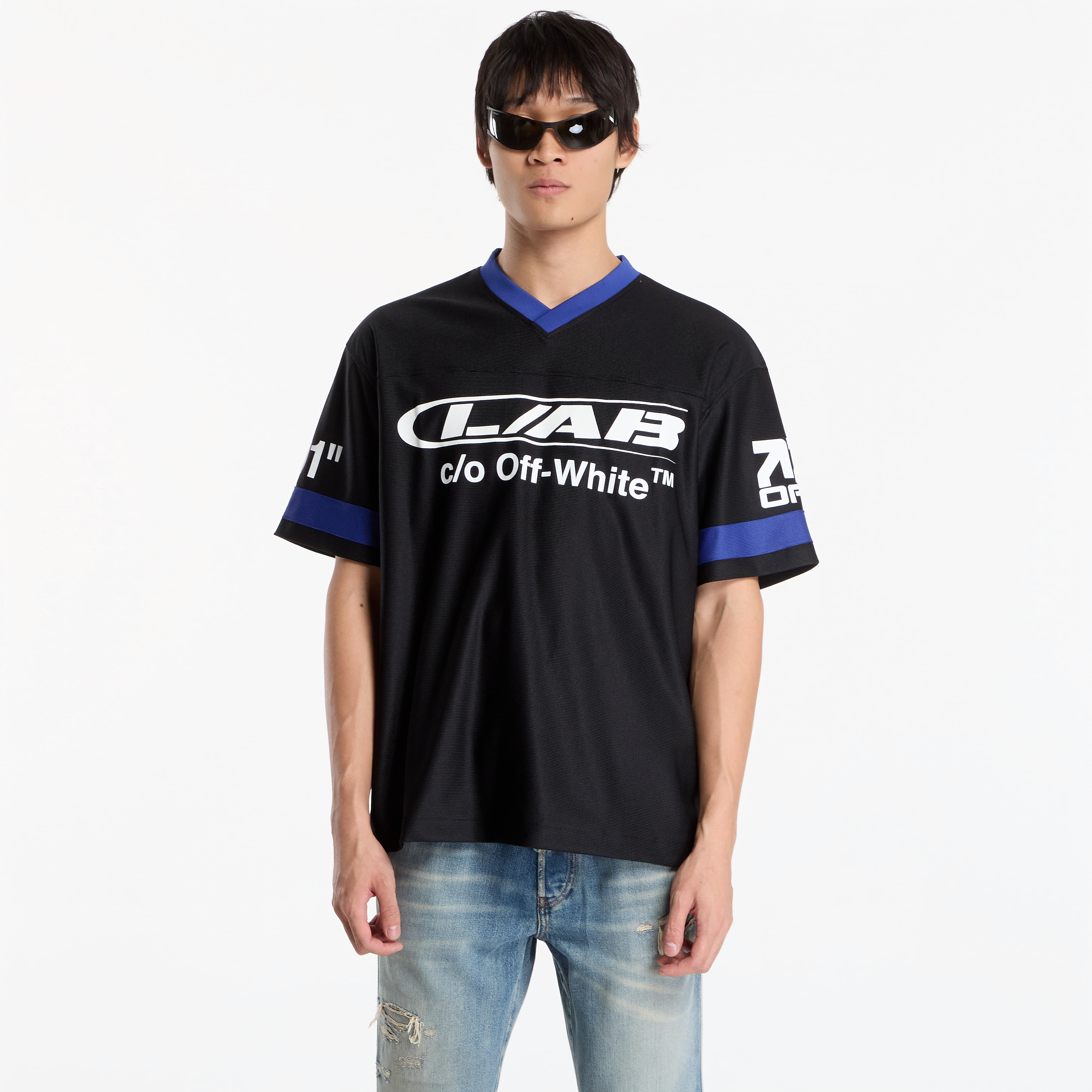 Джърси L/AB c/o Off-White™ Off Active Soccer Jersey Black L