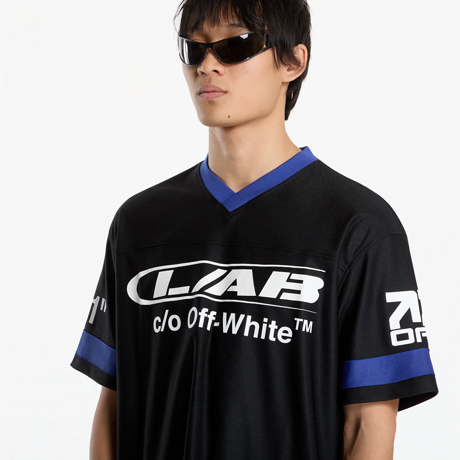 Jerseuri L/AB c/o Off-White™ Off Active Soccer Jersey Black