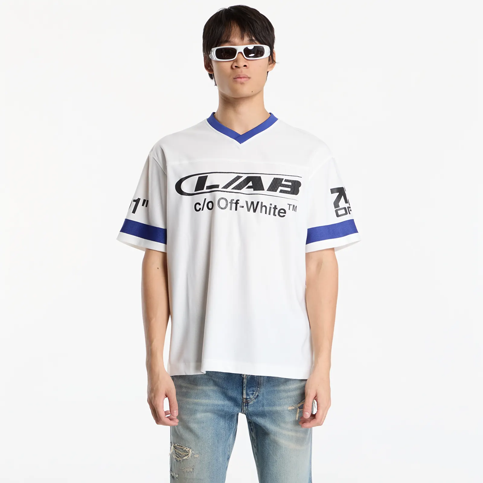 Maglie L/AB c/o Off-White™ Off Active Soccer Jersey White