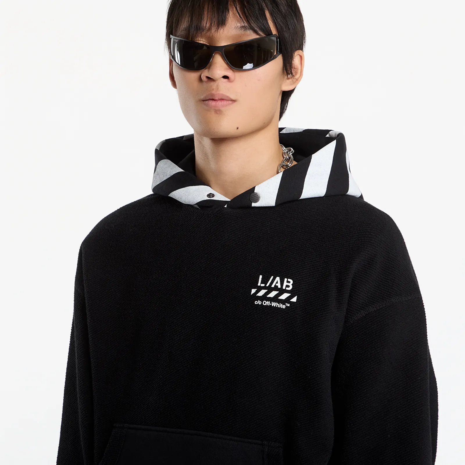 Hoodies and sweatshirts  L/AB c/o Off-White™ Reverse Hoodie Black