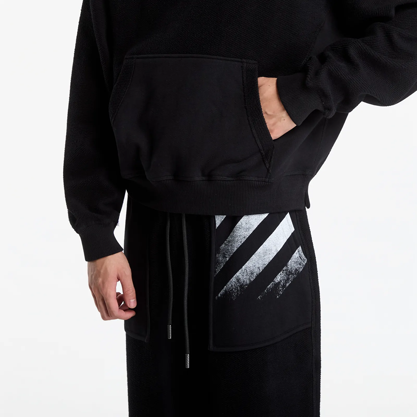 Hoodies and sweatshirts  L/AB c/o Off-White™ Reverse Hoodie Black