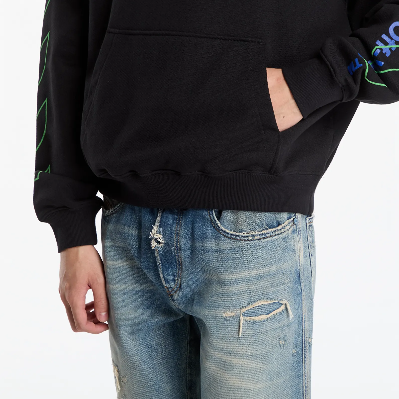 Худі та реглани L/AB c/o Off-White™ Off Active Hoodie Black