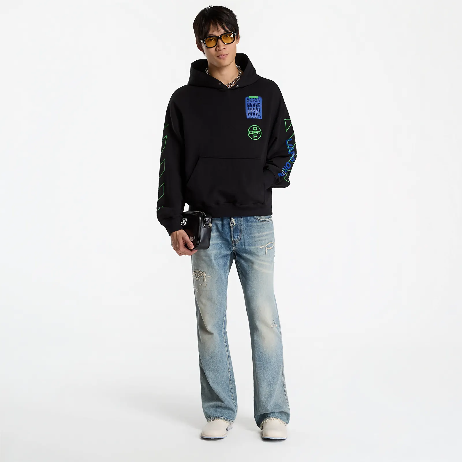 Худі та реглани L/AB c/o Off-White™ Off Active Hoodie Black