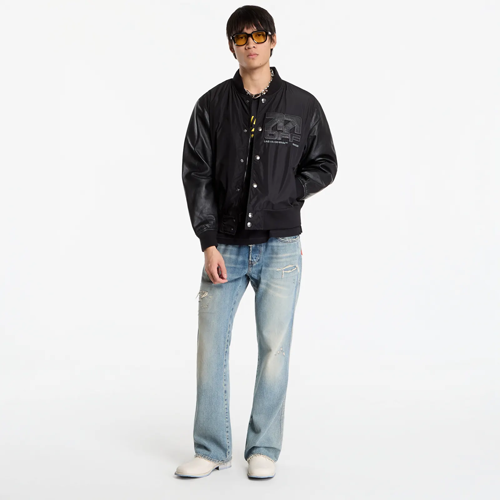 Бомберы L/AB c/o Off-White™ Off Active Bomber Jacket Black