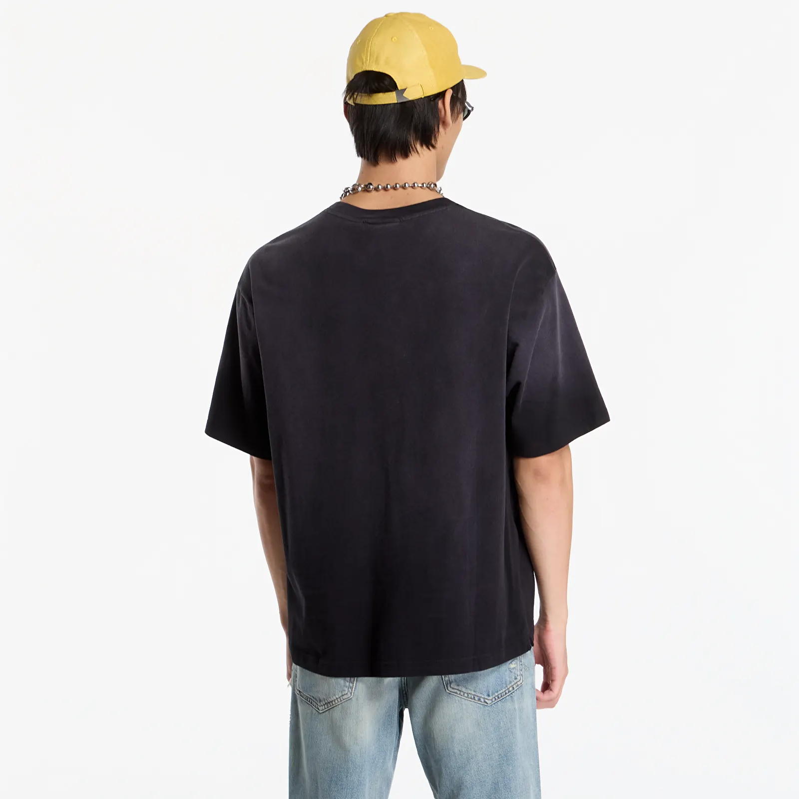 Pólók L/AB c/o Off-White™ Diag Garment Wash S/S Tee Black