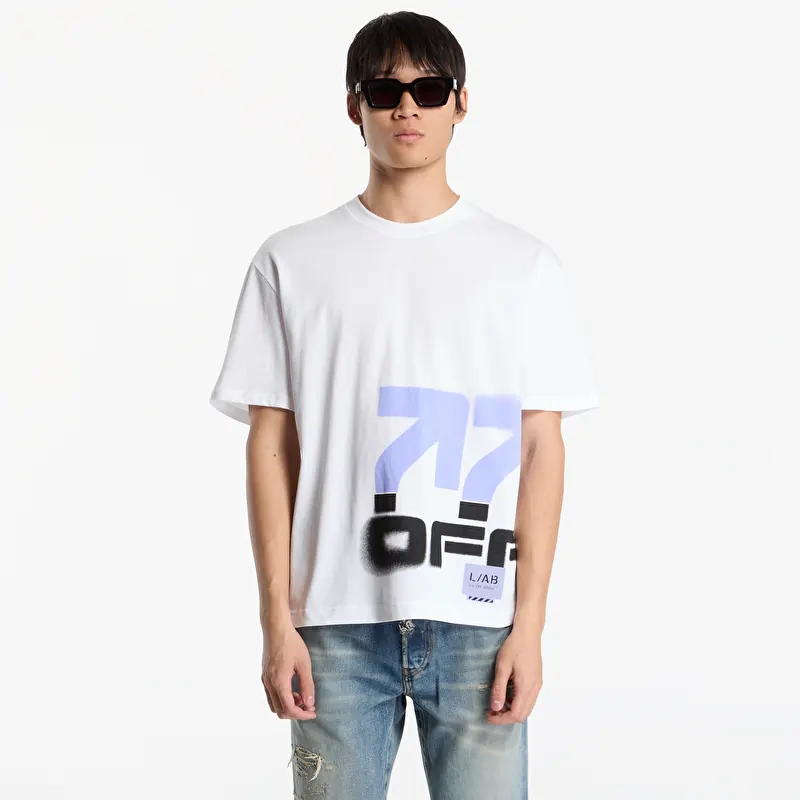 T-Shirt L/AB c/o Off-White™ Off Stacked S/S Tee White