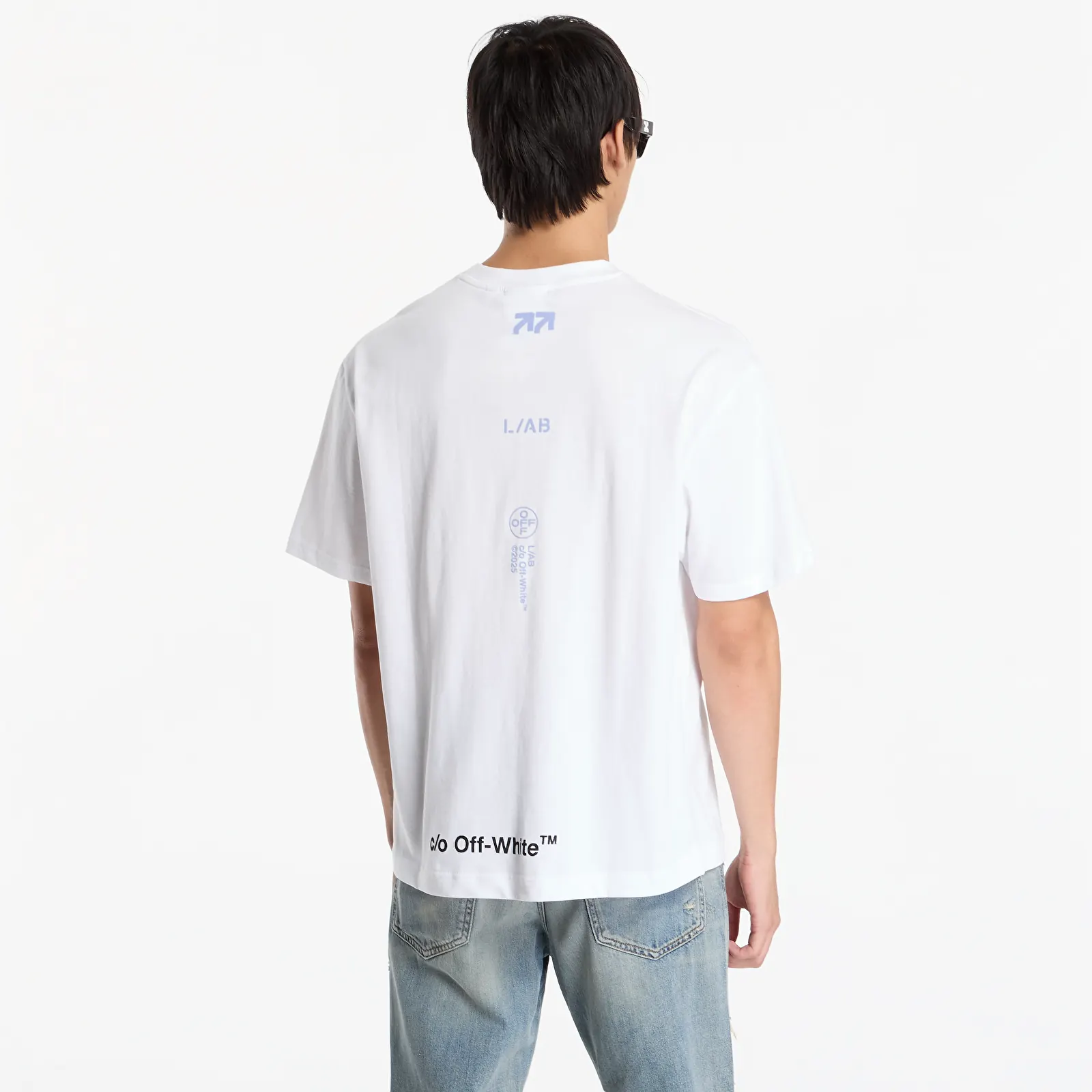 Koszulki L/AB c/o Off-White™ Off Stacked S/S Tee White