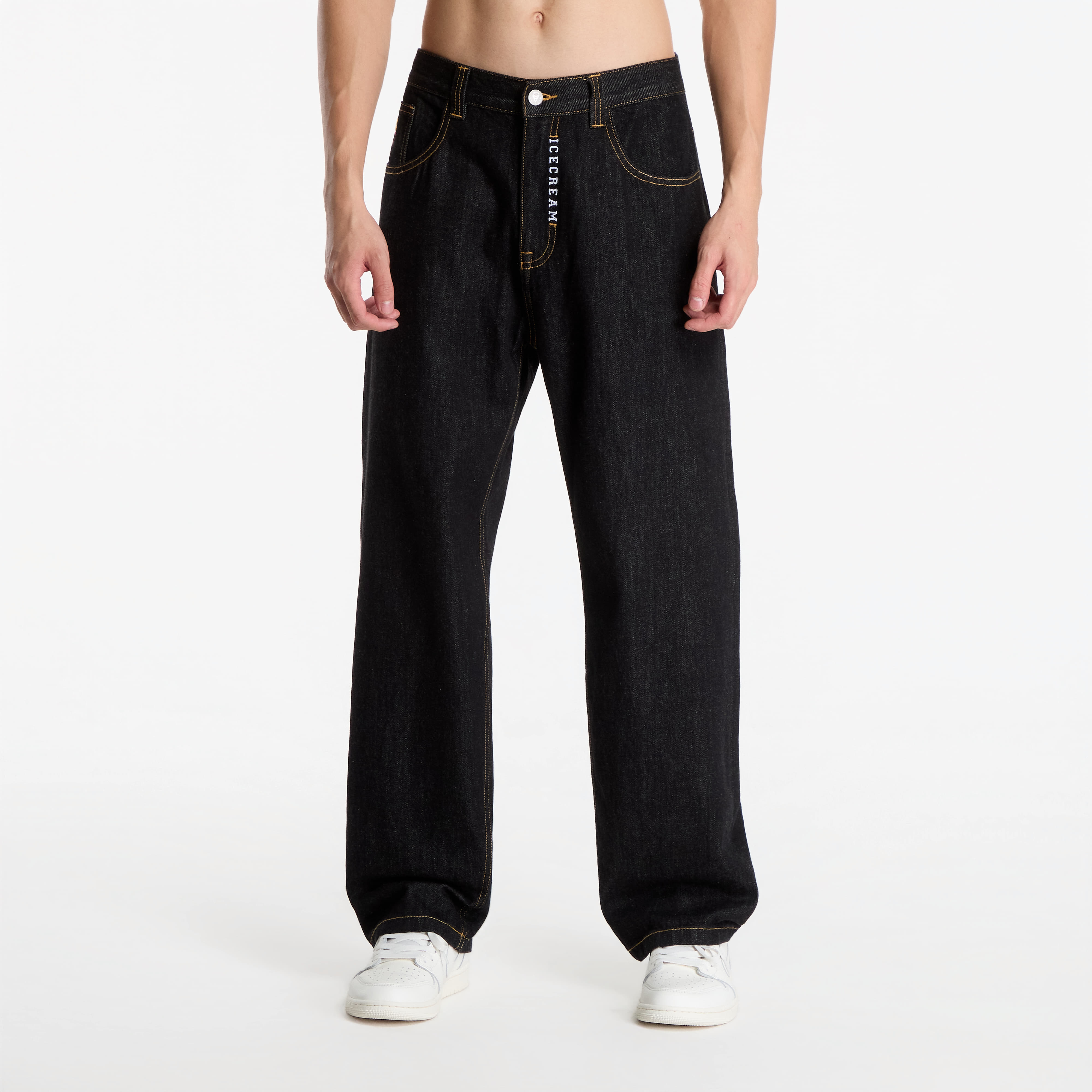 Дънки Billionaire Boys Club Icecream Embroidered Double Scoop Denim Pants Black 30