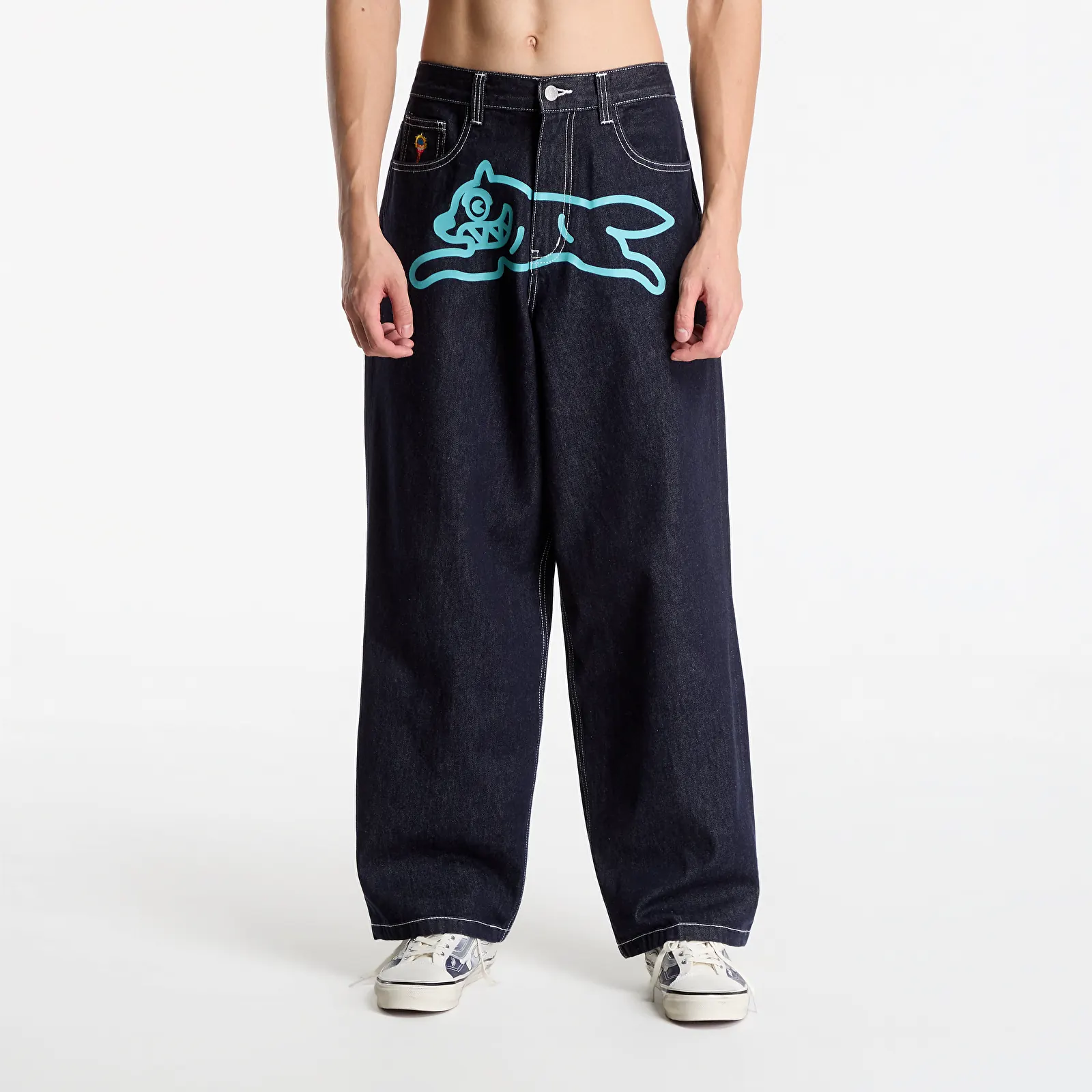 Jeans Billionaire Boys Club Icecream Running Dog Triple Scoop Denim Pants Indigo