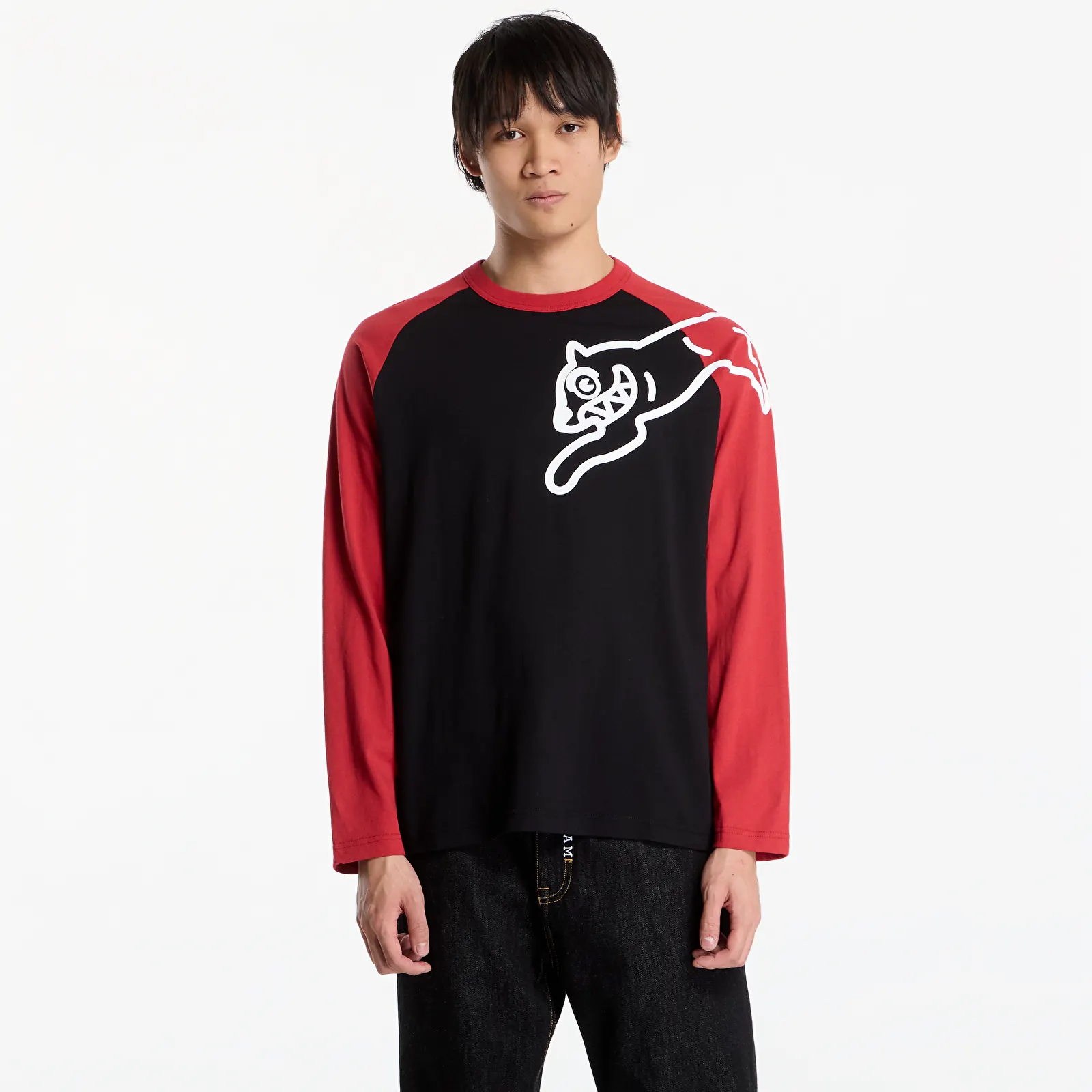 Tricouri  Billionaire Boys Club Icecream Running Dog Raglan Ls T-Shirt Black