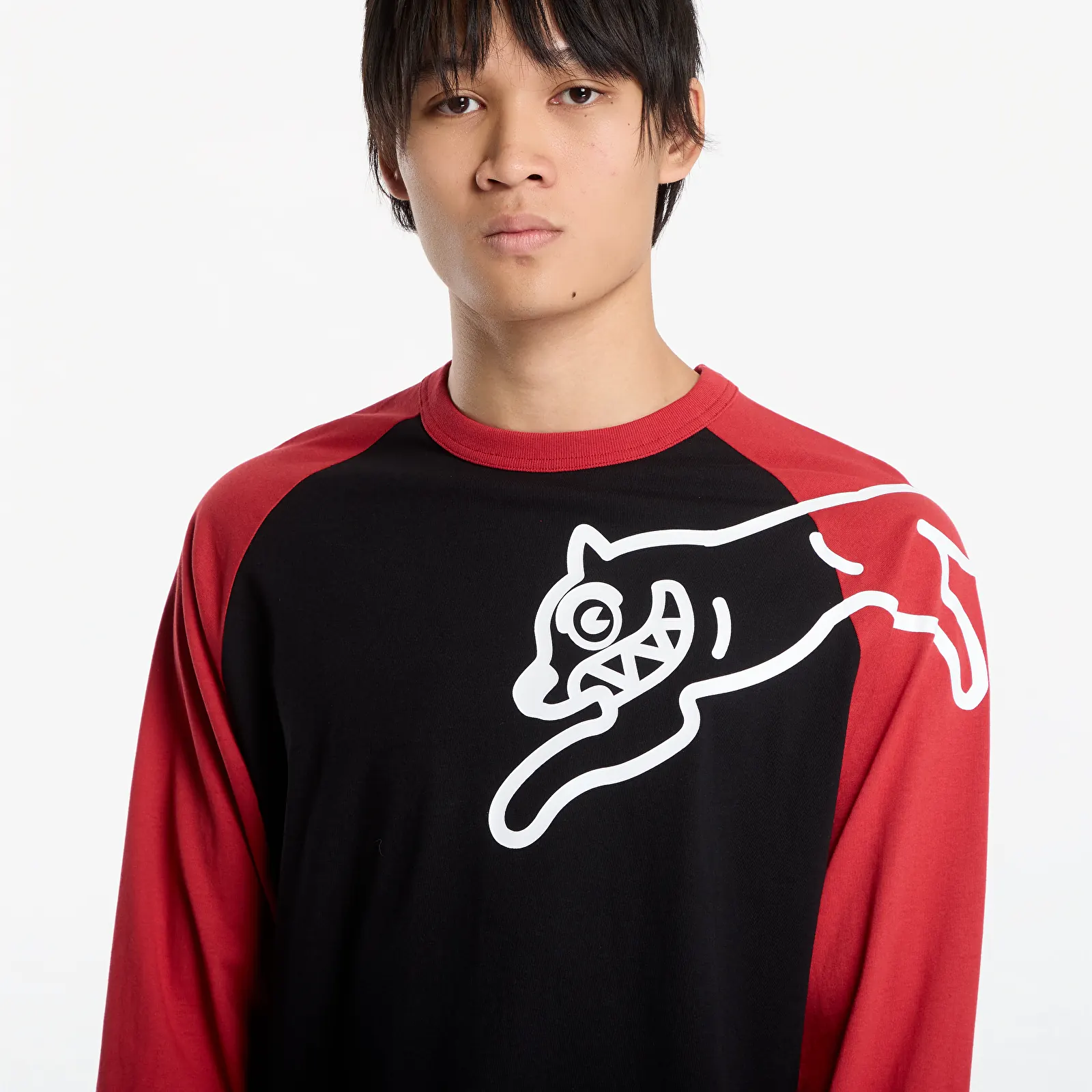 Tricouri  Billionaire Boys Club Icecream Running Dog Raglan Ls T-Shirt Black
