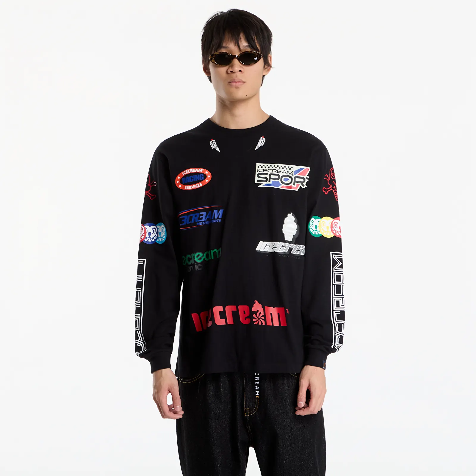 T-paidat Billionaire Boys Club Icecream Pit Crew Ls T-Shirt Black