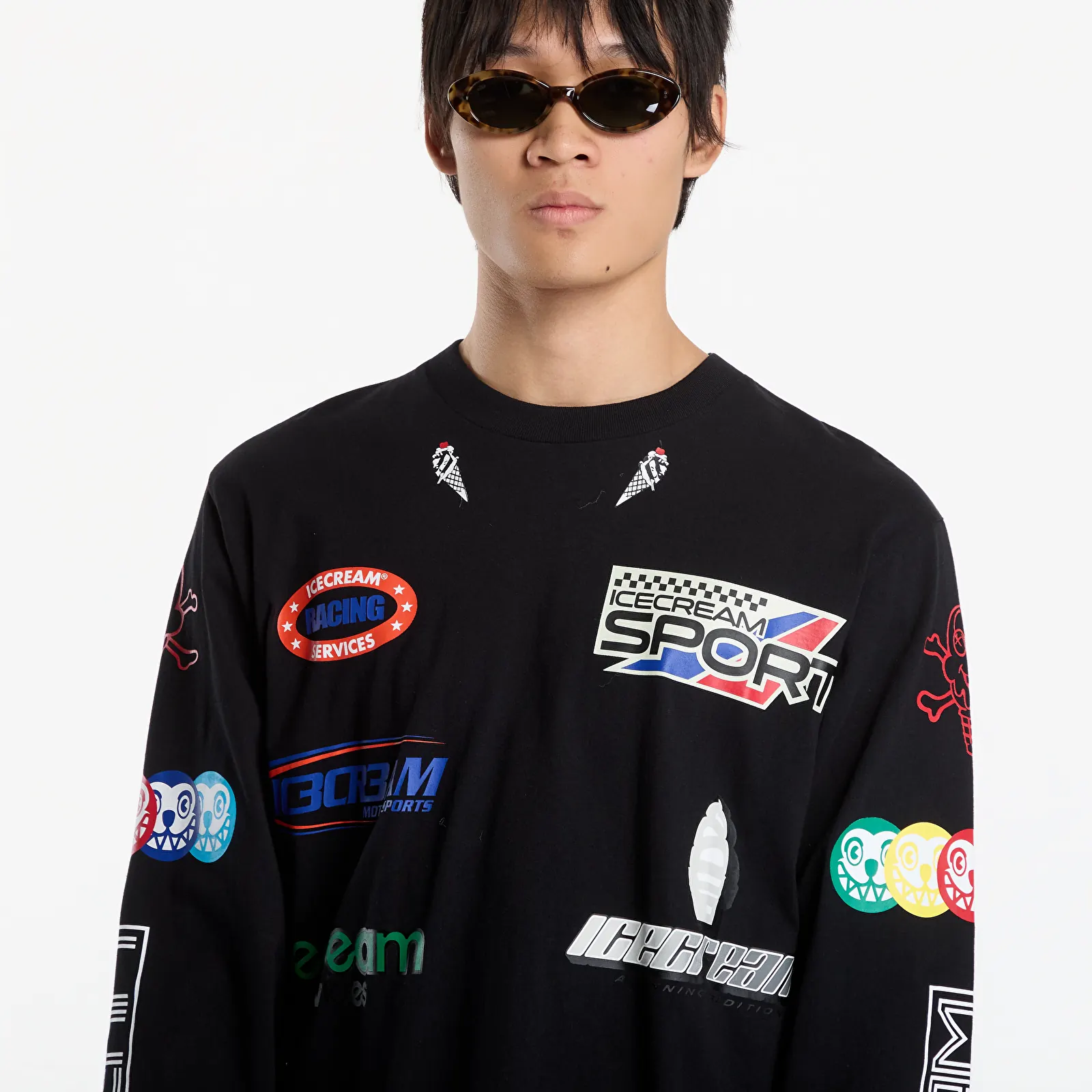 T-paidat Billionaire Boys Club Icecream Pit Crew Ls T-Shirt Black