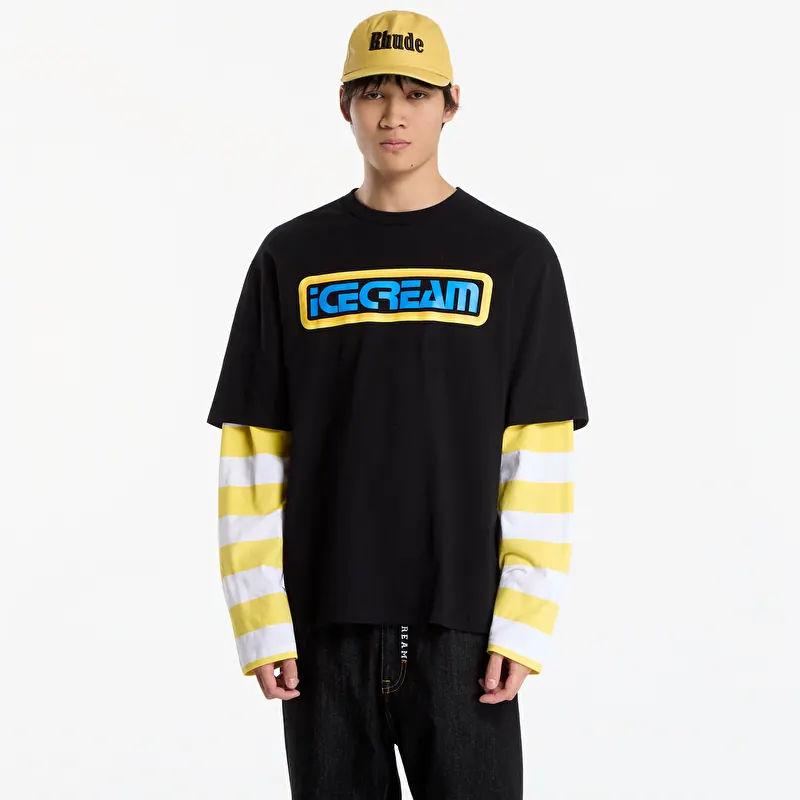 Billionaire Boys Club Icecream Vault Stripe Layered Ls T-Shirt Black