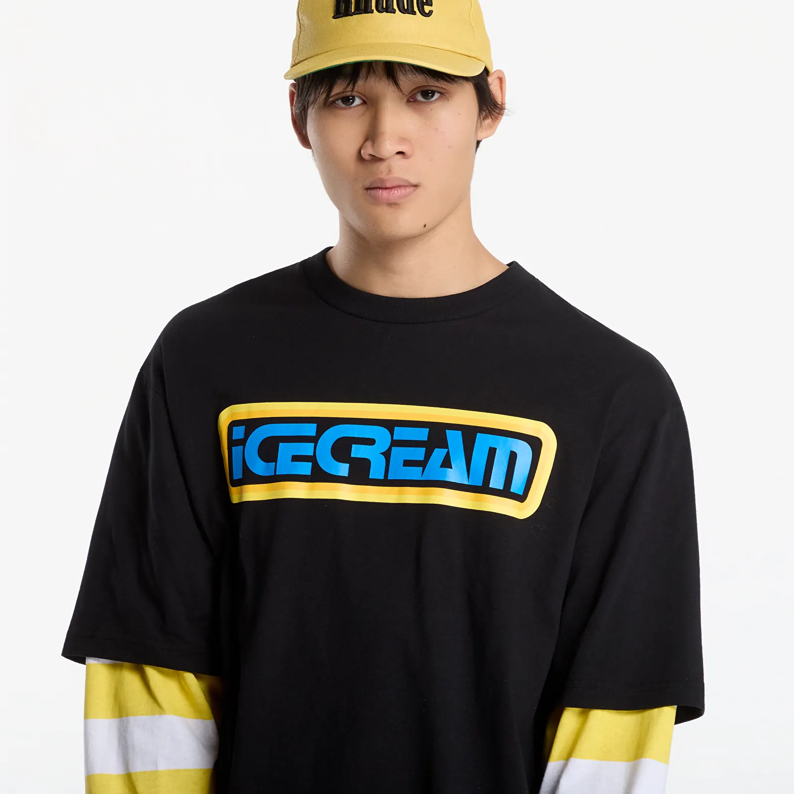 Tricouri  Billionaire Boys Club Icecream Vault Stripe Layered Ls T-Shirt Black