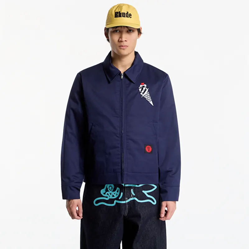 Bomber Billionaire Boys Club Icecream Cone Man Embellished Work Jacket Navy