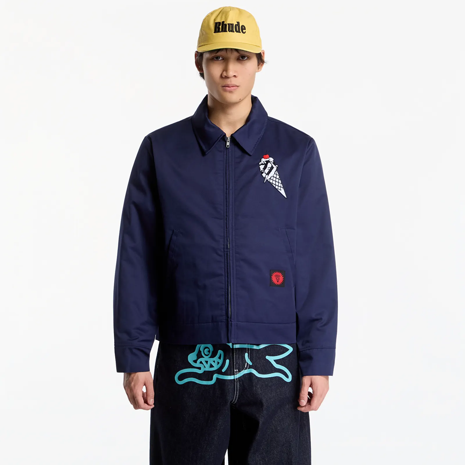 Bomberjakker Billionaire Boys Club Icecream Cone Man Embellished Work Jacket Navy