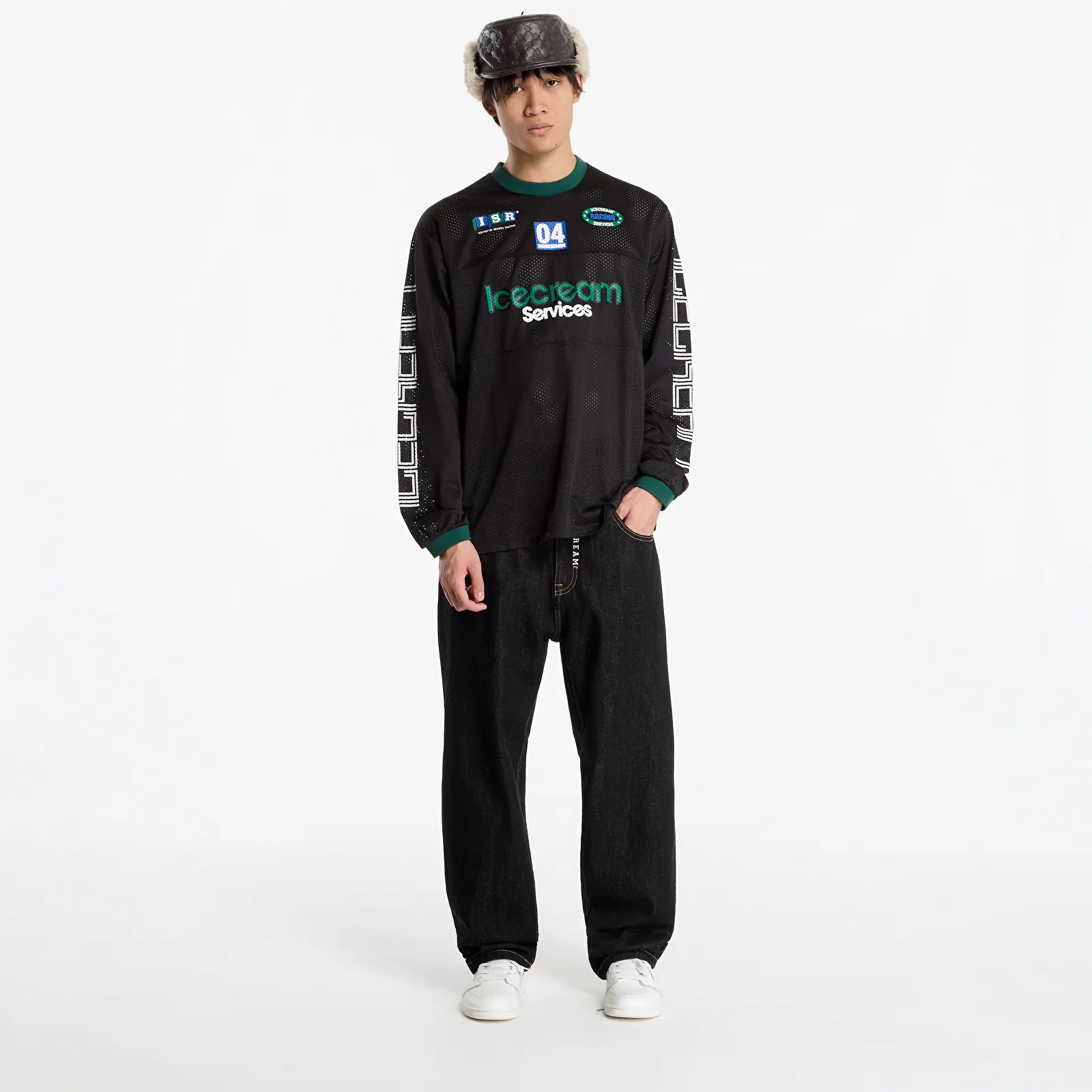 T-krekli Billionaire Boys Club Icecream Icecream Services Ls Mesh Top Black