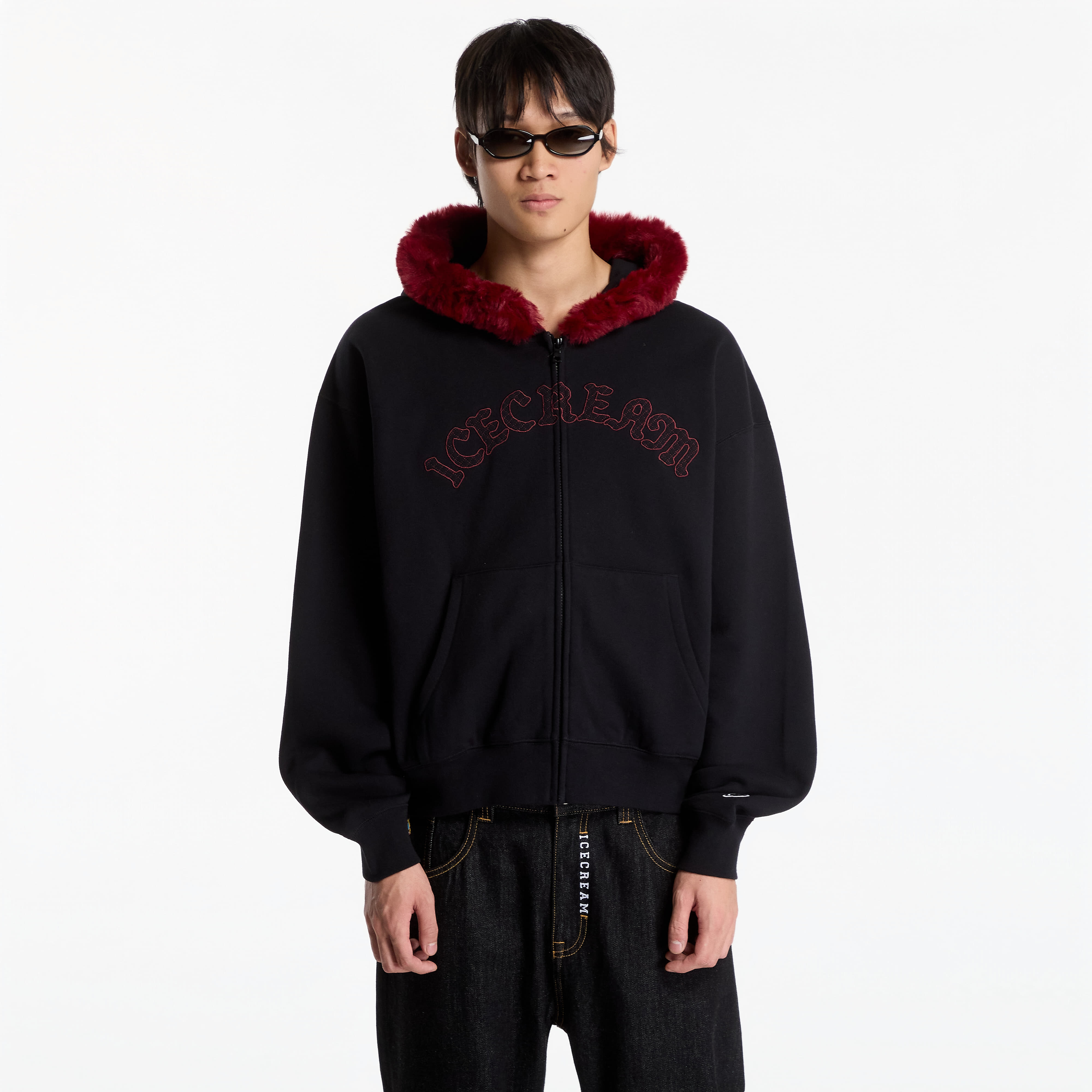 Суитшърт Billionaire Boys Club Icecream Gothic Zip Through Hood Black S