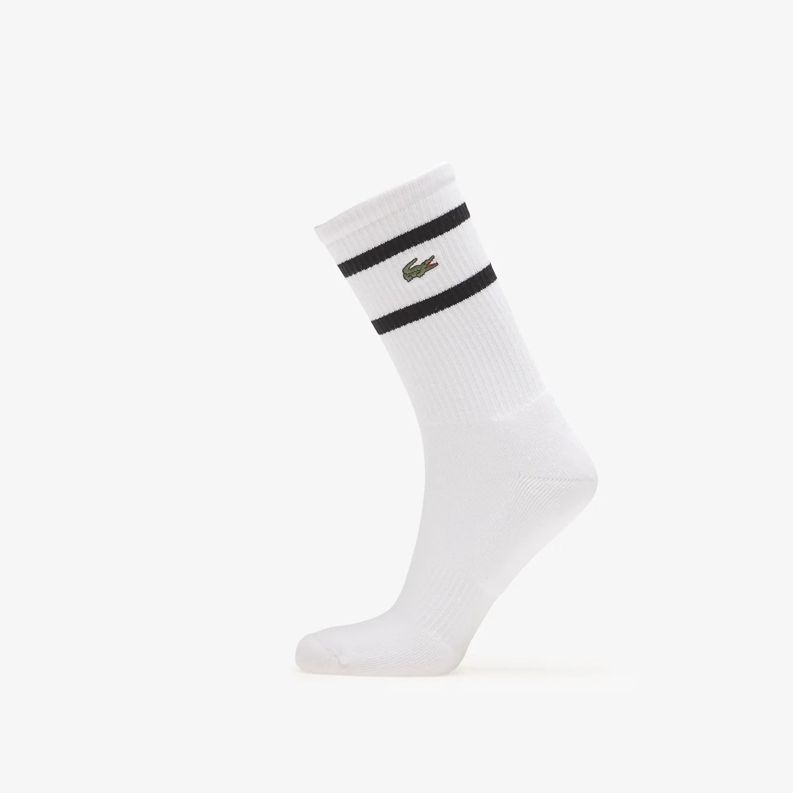 Chaussettes homme Lacoste Crew Socks Black/White