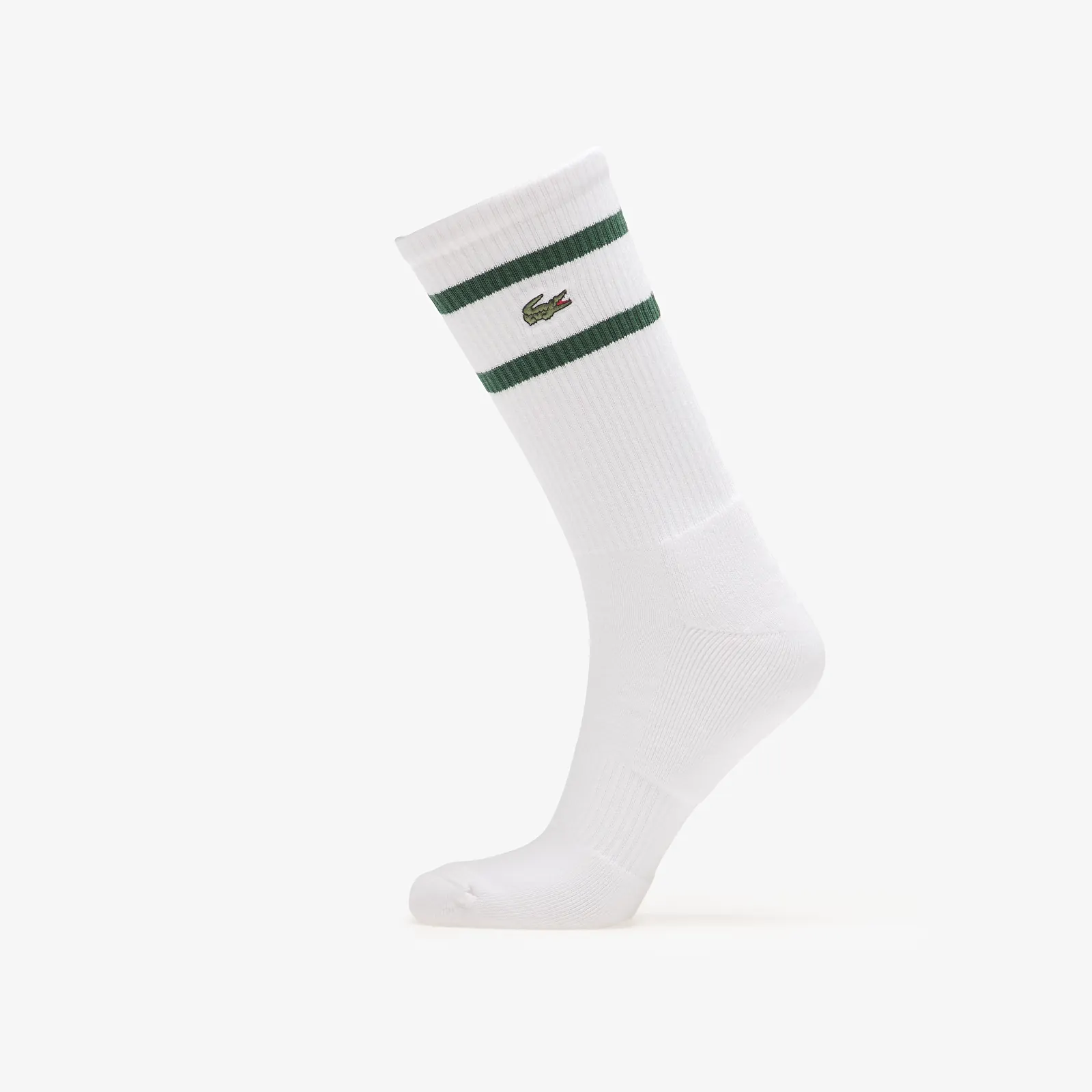 Мъжки чорапи Lacoste Crew Socks Green/White