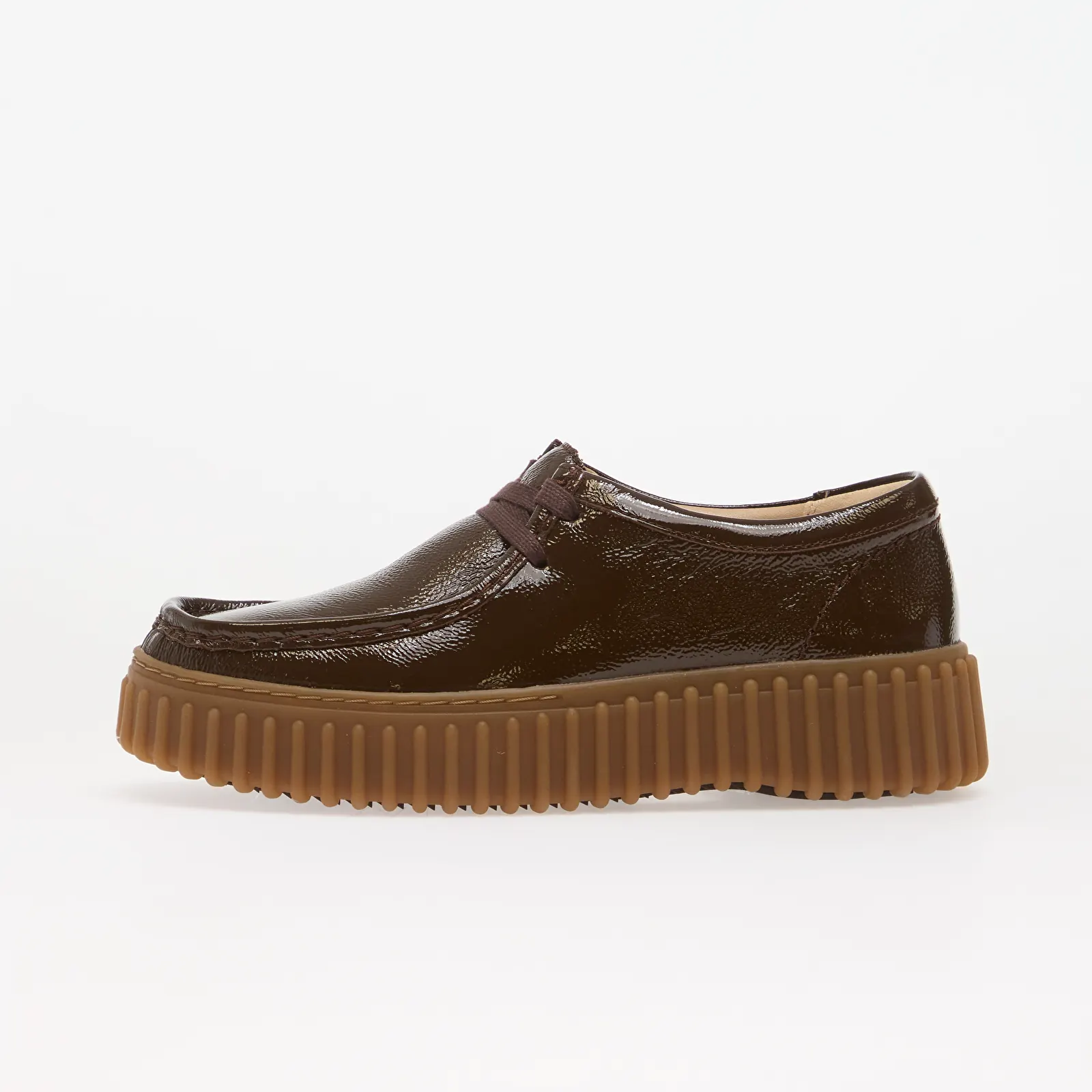 Støvler for kvinner Clarks Torhill Bee Patent Dark Brown