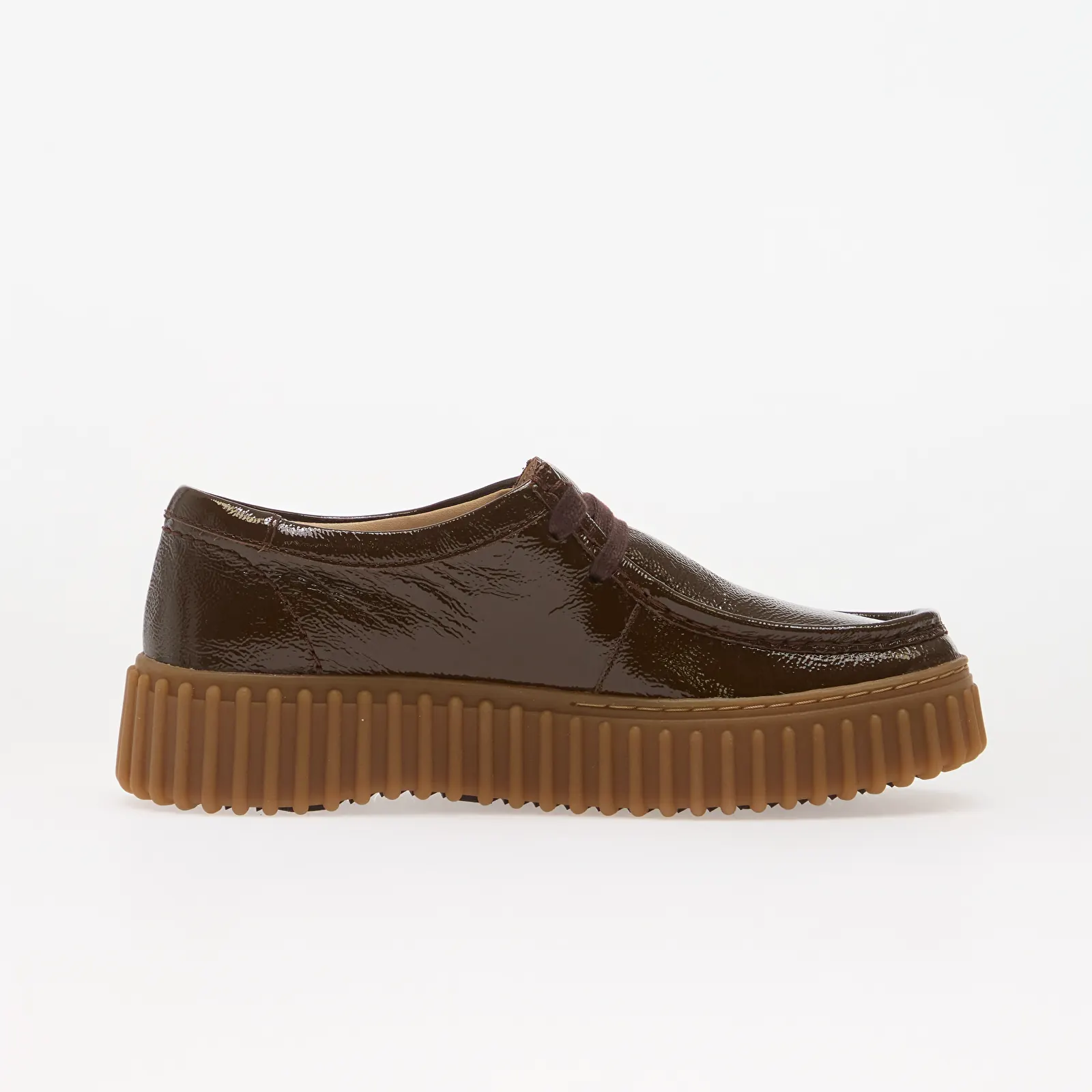 Støvler for kvinner Clarks Torhill Bee Patent Dark Brown