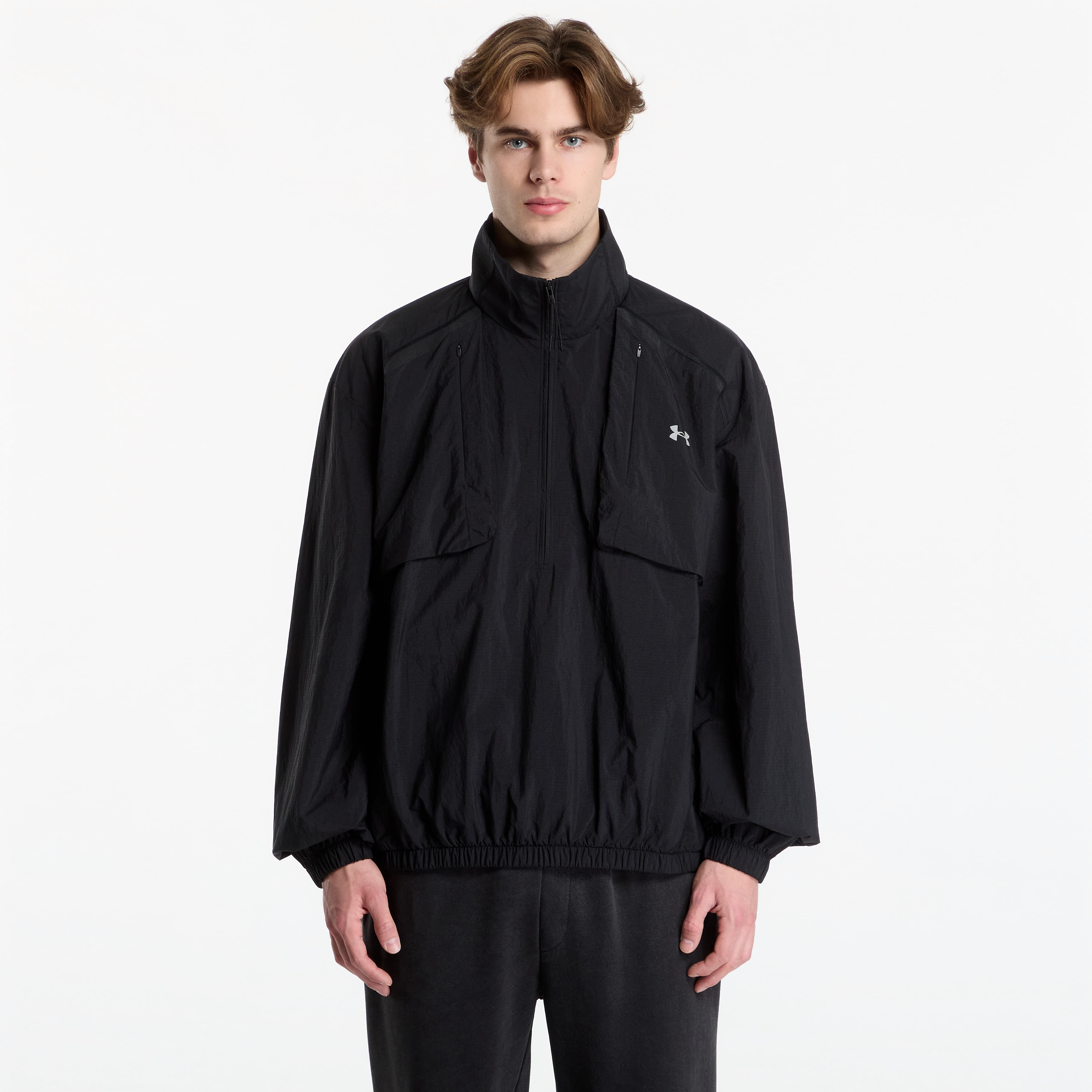 Windbreaker Under Armour Unstoppable Woven Half Zip Solid Ultimate Black XL